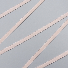 Silver peony elastic ribbon, 10 mm, 641/10 (lauma 168) (009906)