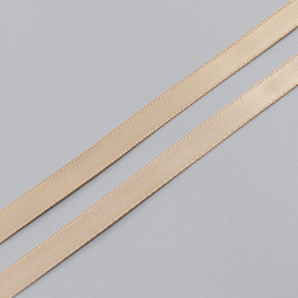 Roasted almond satin ribbon, 6 mm, ARTA-F (lauma 775) (009954)