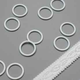 Beli metalni prsten za grudnjak, 11 mm (lauma 001) (ARTA-F) (009958)