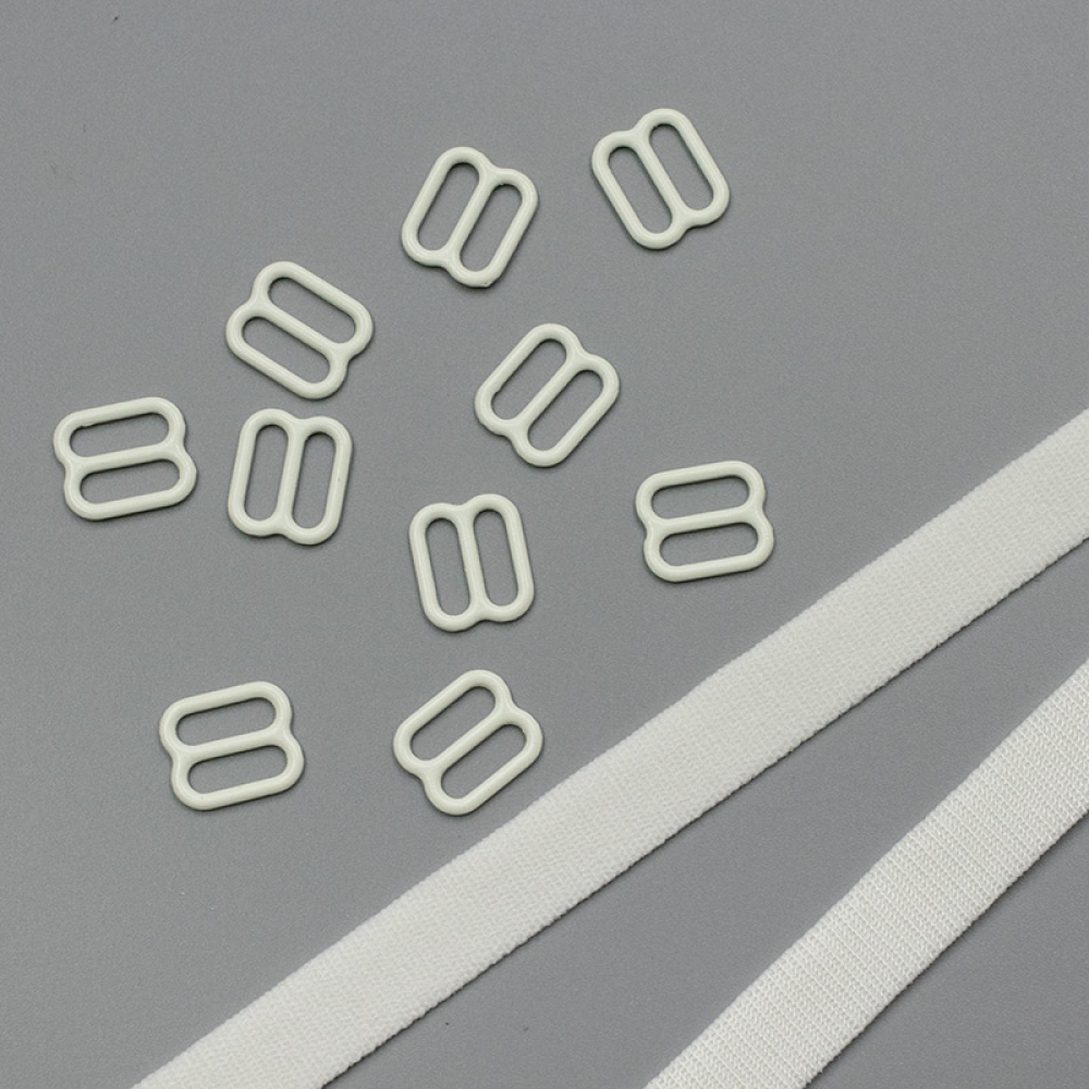 Ivory slider for bra, 10 mm (lauma 004) (ARTA-F) (009959)