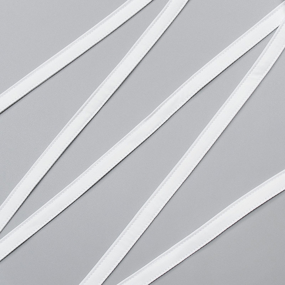 White bone casing, double seam, 12 mm (lauma 001) (ARTA-F) (011985)