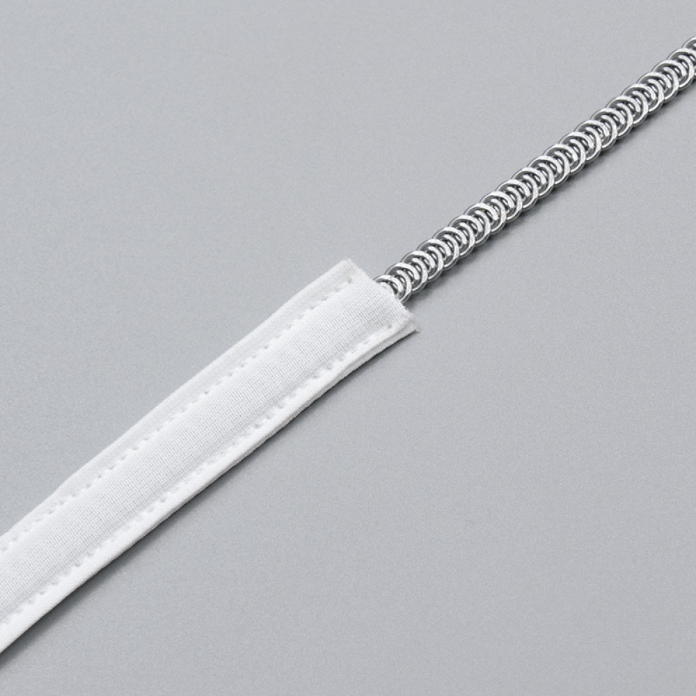 White bone casing, double seam, 12 mm (lauma 001) (ARTA-F) (011985)