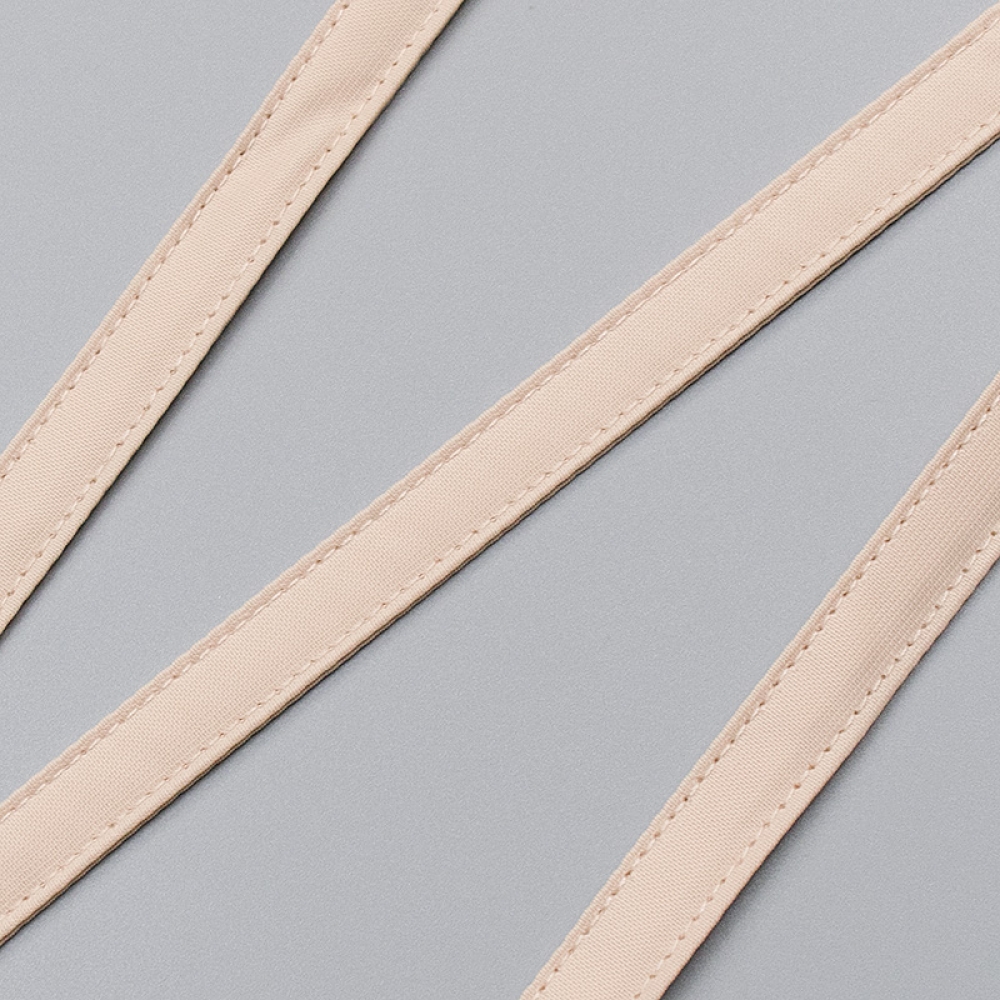 Beige bone casing, double seam, 12 mm (lauma 126) (ARTA-F) (011986)