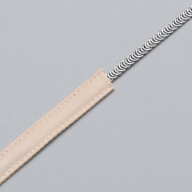 Beige bone casing, double seam, 12 mm (lauma 126) (ARTA-F) (011986)