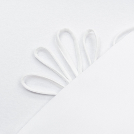 Bra foam fabric, 3 mm, white, 25x48 cm (lauma 001) (013958)