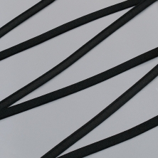 Bone casing, seamless, black, 10 mm, Corseteria (014674)