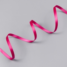 Satin ribbon, 6 mm, shocking pink, Corseteria (014837)