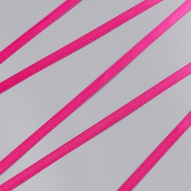 Satin ribbon, 6 mm, shocking pink, Corseteria (014837)