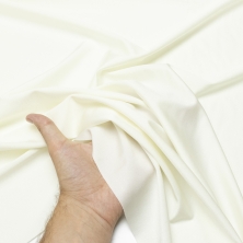Shiny biflex fabric, ivory (lauma 004) (001139)