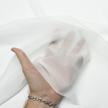Knit interlining fabric, 40 g/m2, 150 cm, white (001552)