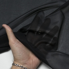 Knit interlining fabric, 40 g/m2, 150 cm, black (001551)
