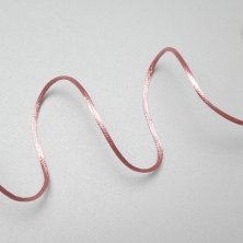 Rattail satin cord 2 mm, pink (001304)