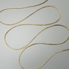 Rattail satin cord 2 mm, gold (001309)