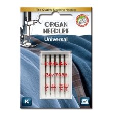 Sewing needles Organ, Universal, 70-100, 5pc. (001310)
