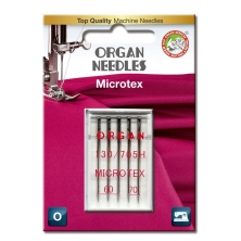 Sewing needles Organ, Microtex, 60-70, 5pc. (001314)