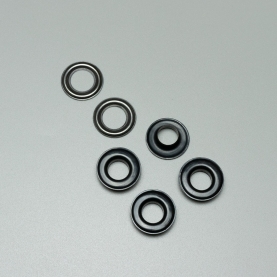 Grommet and washer, black oxide, 12 mm (40 pc.) (001531)