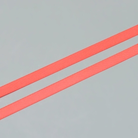 Satin ribbon, 6 mm, neon orange, Corseteria (001540)