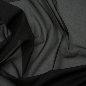 Woven ultra-thin interlining fabric, 20 g/m2, 150 cm, black (001549)