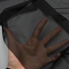 Woven ultra-thin interlining fabric, 20 g/m2, 150 cm, black (001549)